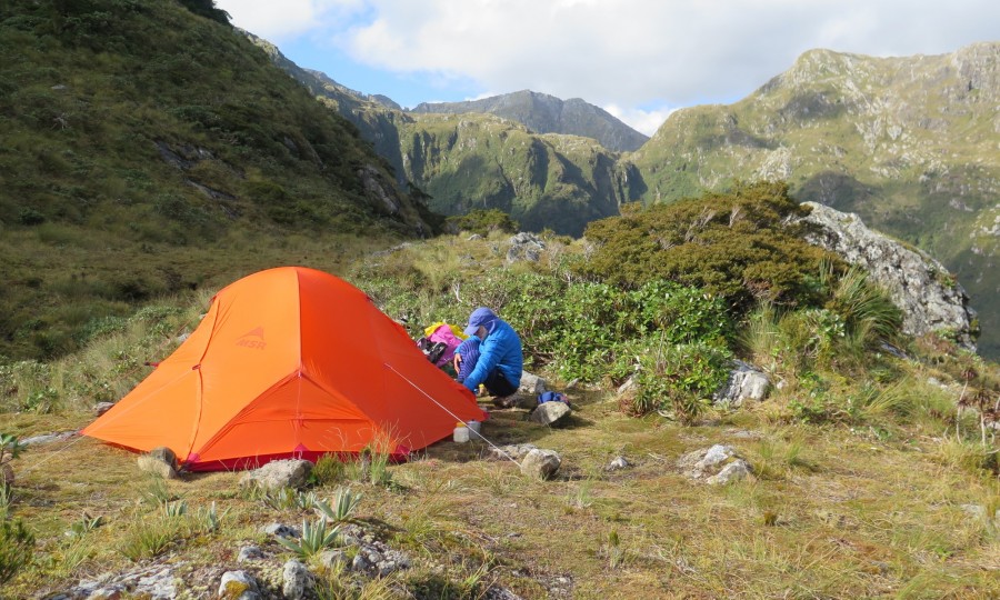 Camp on Henry Pass