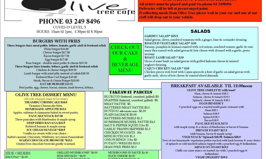 WINTER 20 CORRECT COVID MENU