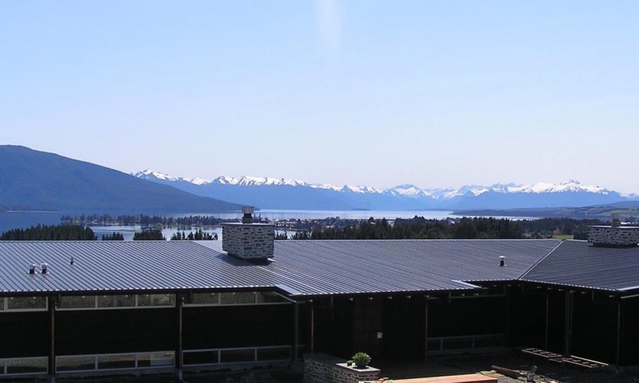 overlooking Te Anau