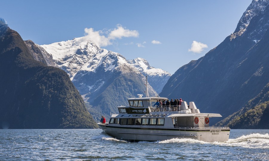 Enjoy the cruise and seeing the glacial carved mountains all around.